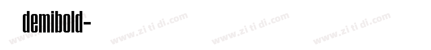 兰亭黑 简 demibold字体转换
